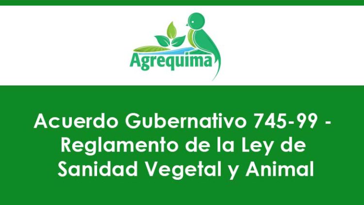 Acuerdo Gubernativo 745-99